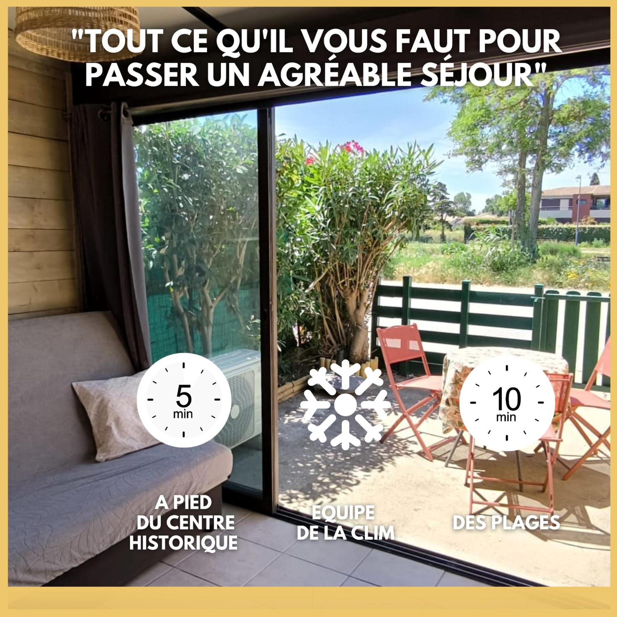 Magnifique Le Flamant Dore Avec Loggia, Terrasse & Climatisation, Proche Apartment Aigues-Mortes